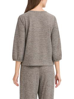 ICHI Danice Round Neck Jersey T-Shirt - view 2, Silver Mink