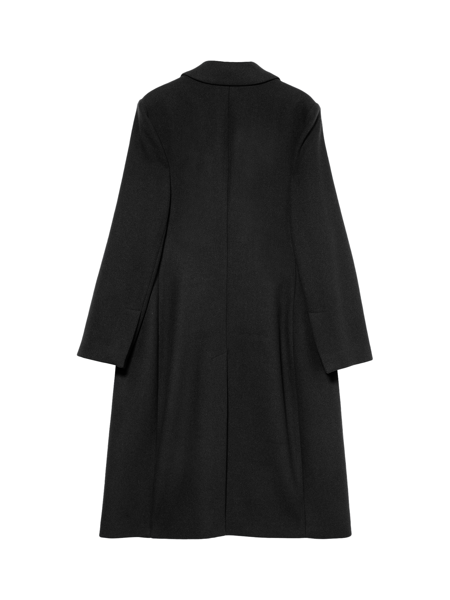 Product image 2 of 2, which shows SISLEY Wool Blend Long Coat, Black, 16