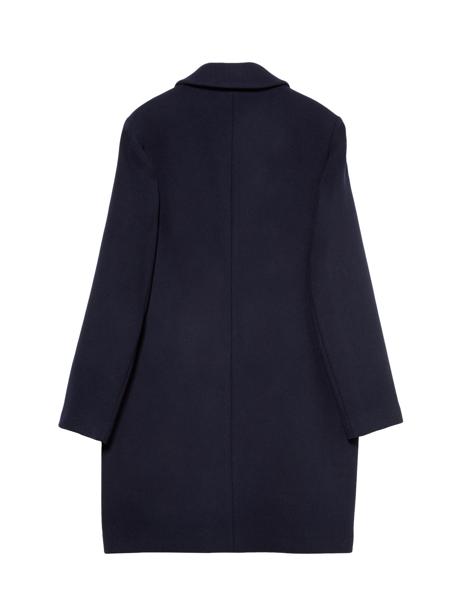 Product image 2 of 2, which shows SISLEY Single Breasted Short Overcoat, Night Blue, 8