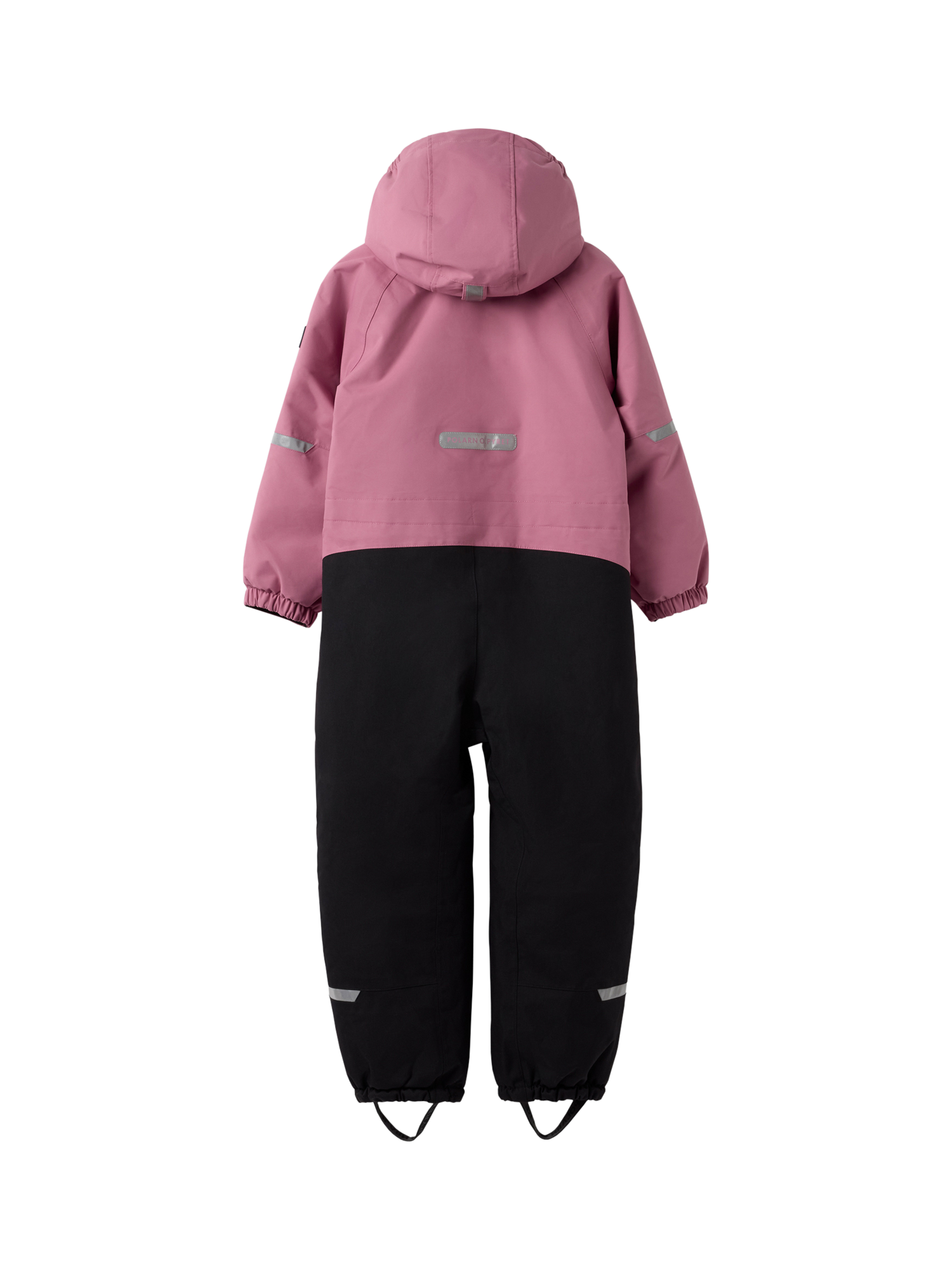 Product image 3 of 8, which shows Polarn O. Pyret Baby's Waterproof Winter Snowsuit, Heather Rose, 3-4 years