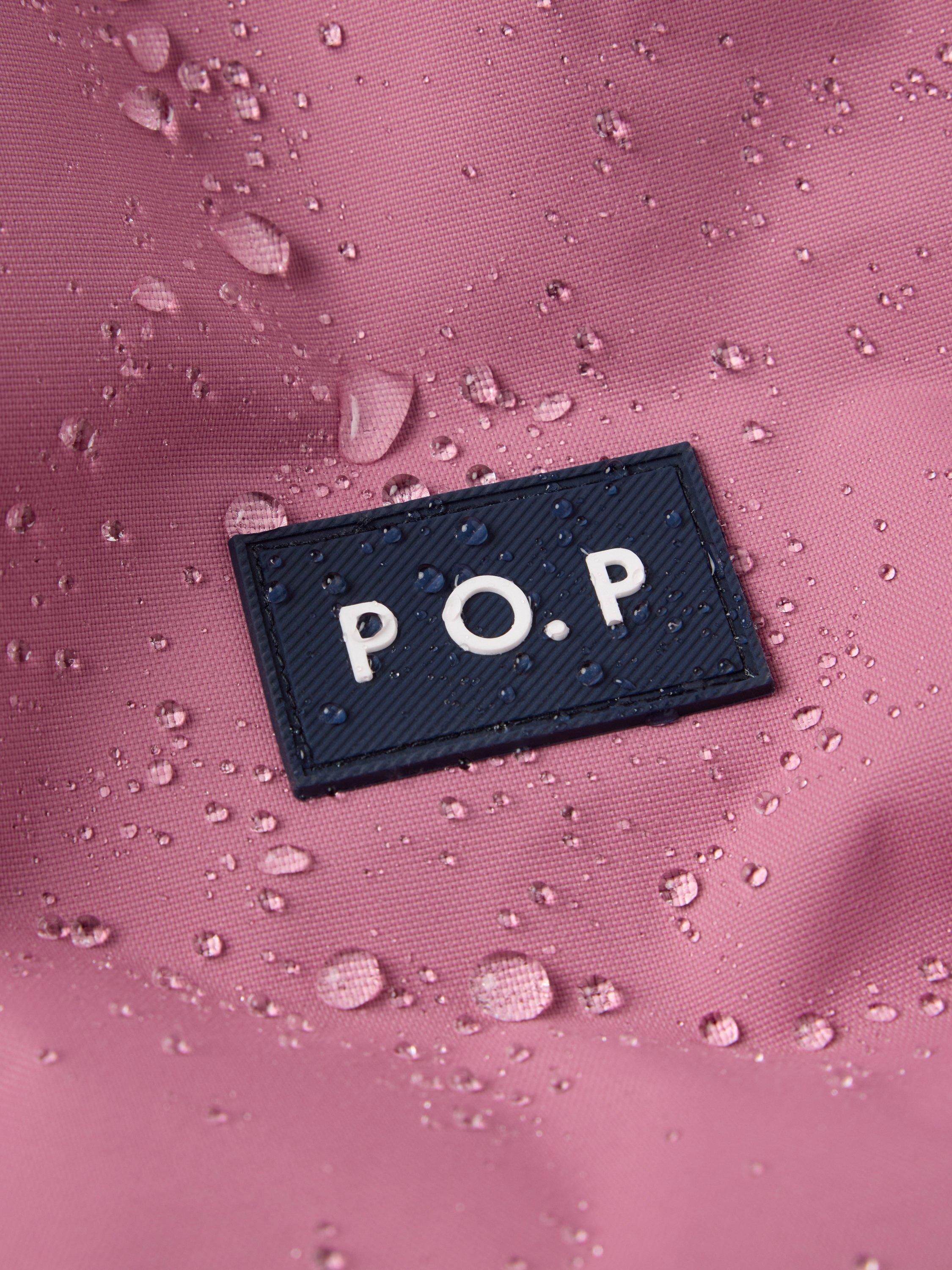 Product image 6 of 8, which shows Polarn O. Pyret Baby's Waterproof Winter Snowsuit, Heather Rose, 3-4 years