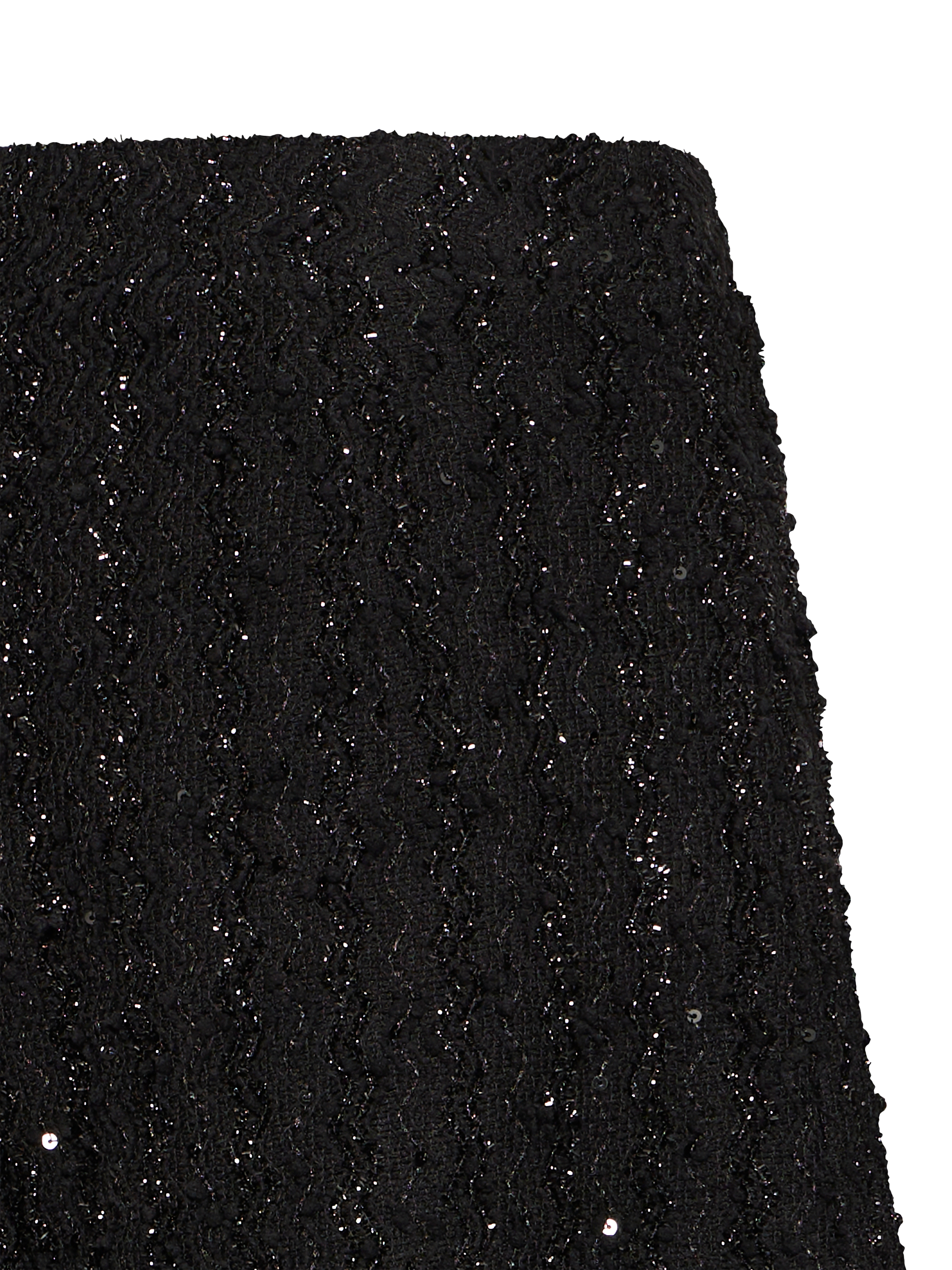 Product image 7 of 7, which shows ICHI Ninky Textured Shimmer Shorts , Black, S