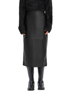 ICHI Zoma Midi Skirt, Black