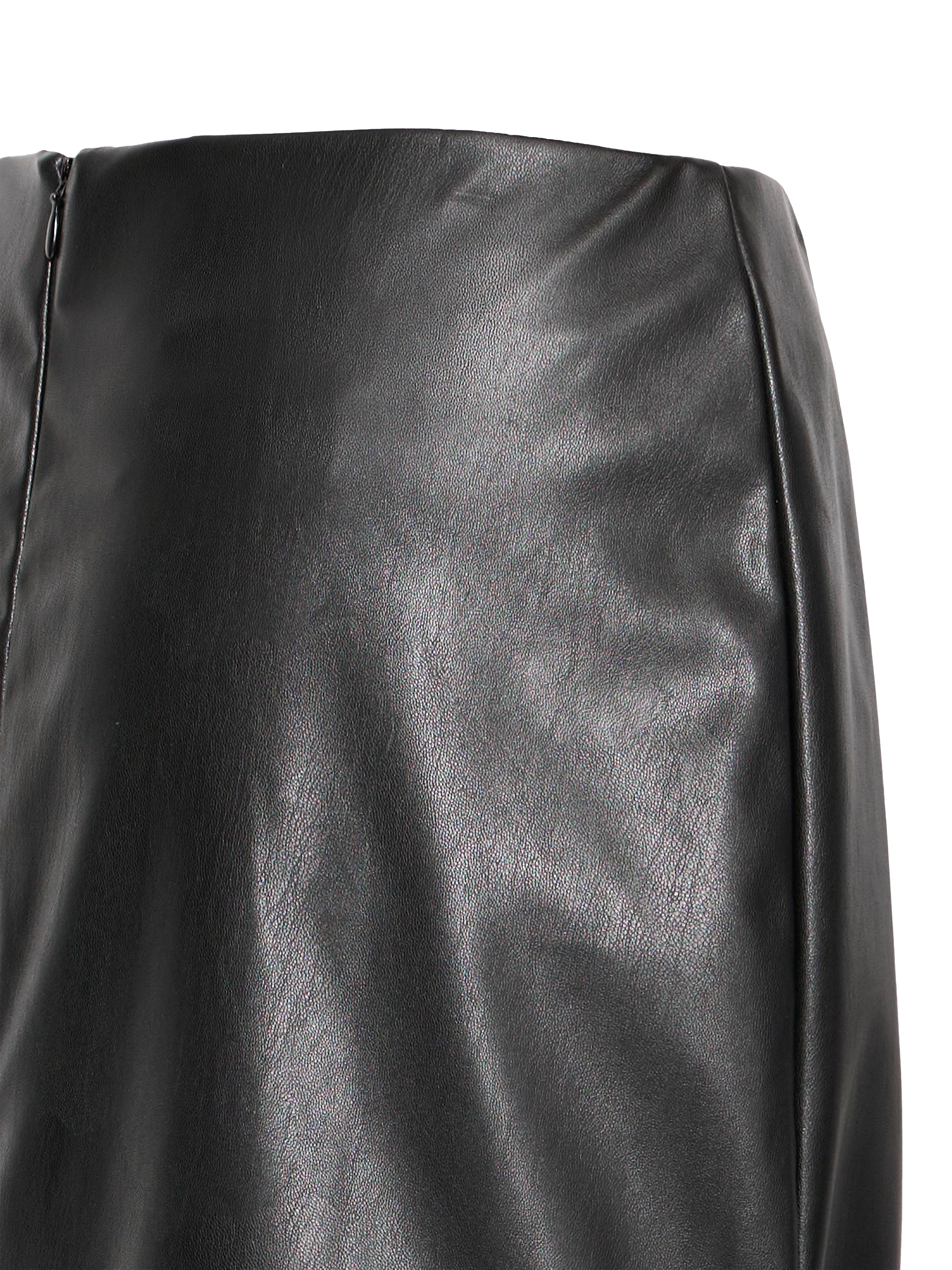 Product image 7 of 7, which shows ICHI Zoma Midi Skirt , Black, XS