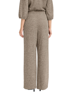 ICHI Danice Wide Leg Trousers, Silver Mink - view 2, Silver Mink