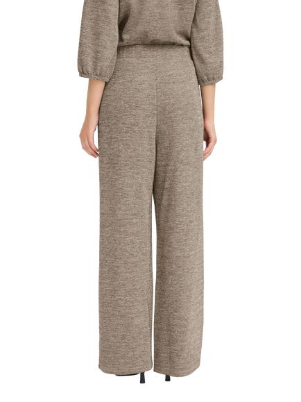 ICHI Danice Wide Leg Trousers, Silver Mink - view 2, Silver Mink