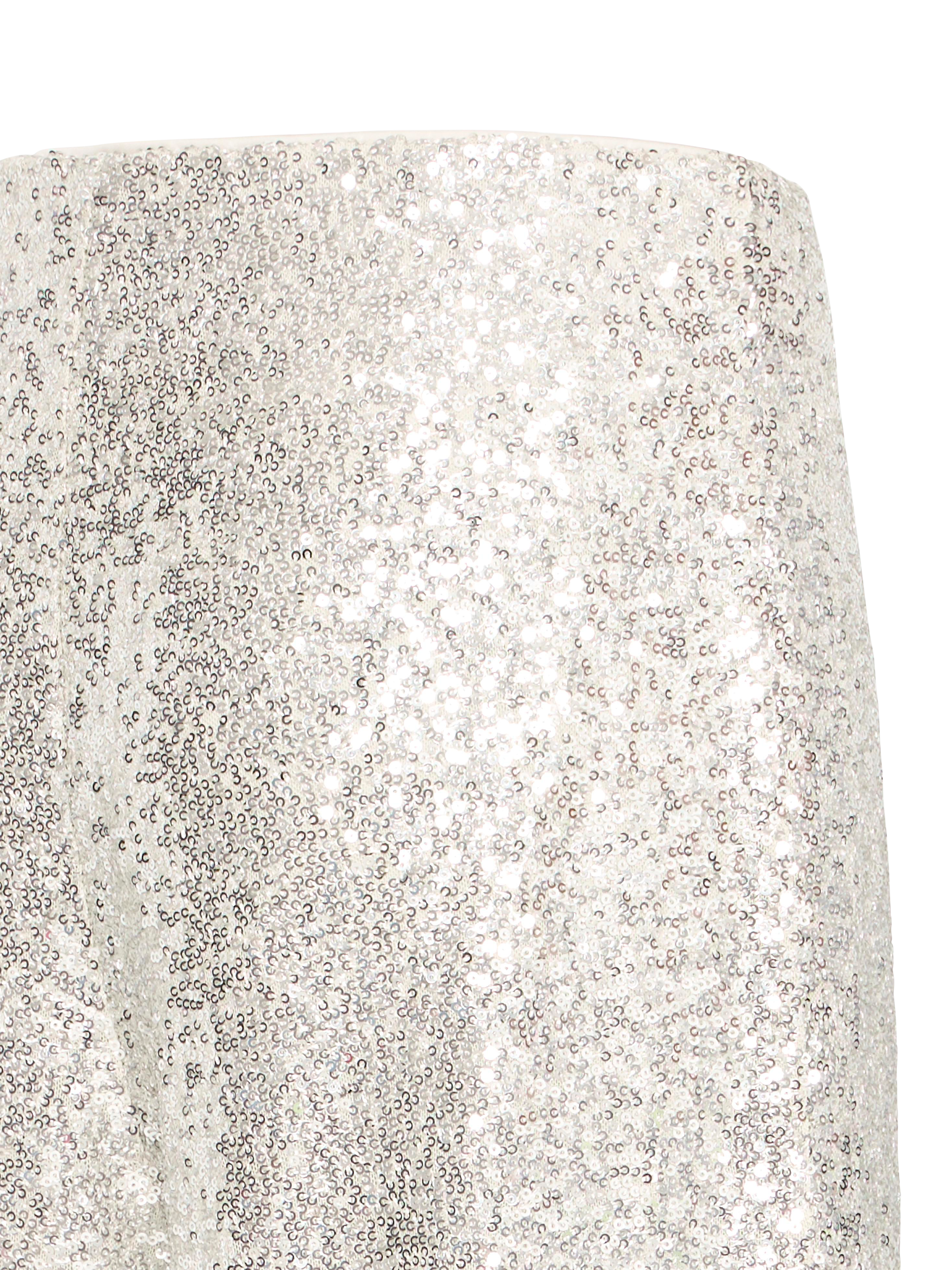 Product image 7 of 7, which shows ICHI Fauca Wide Leg Sequin Trousers , Frosted Almond, XS