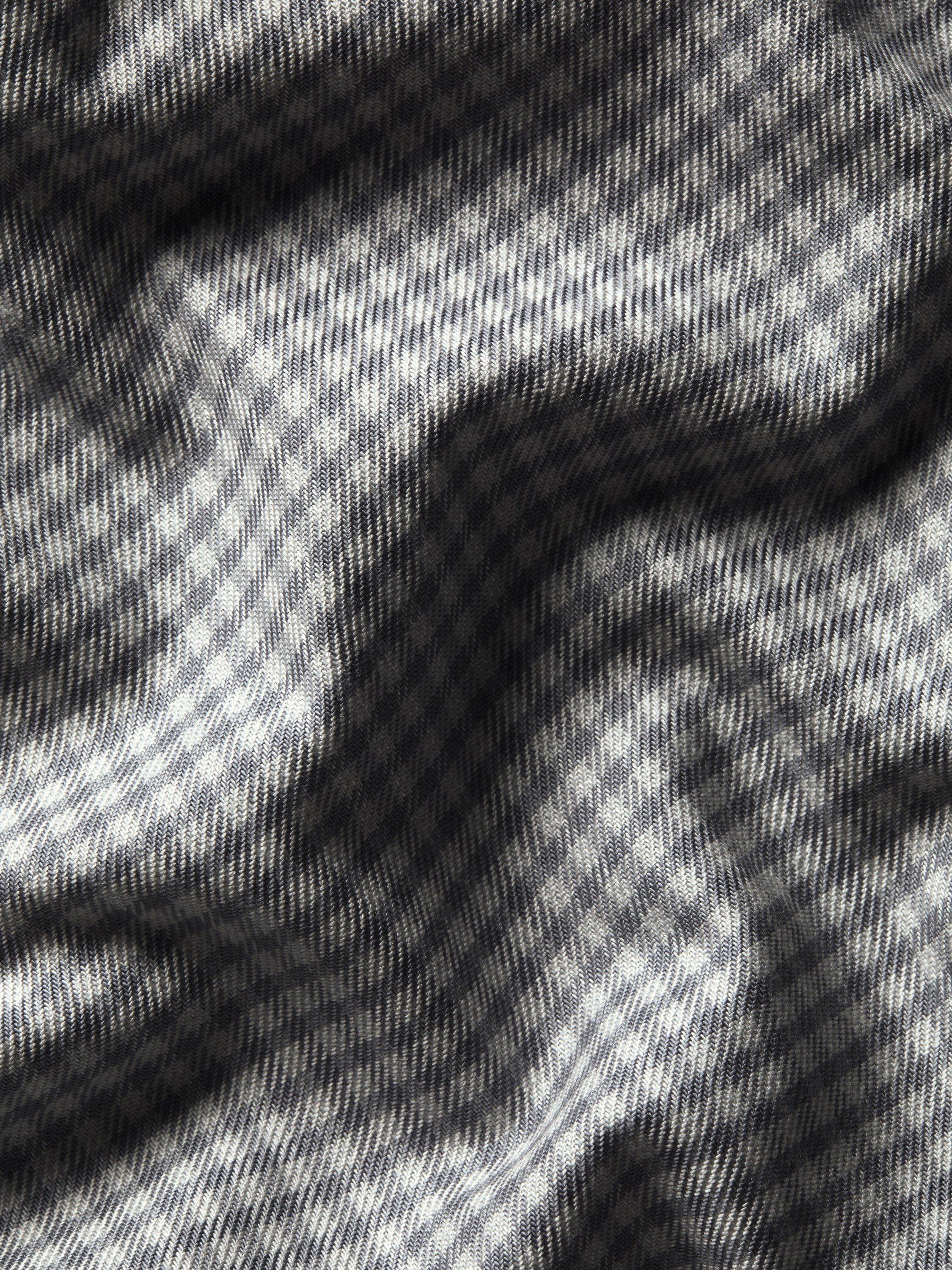 Product image 5 of 5, which shows Charles Tyrwhitt Non-Iron Twill Gingham Shirt, Light Grey, S