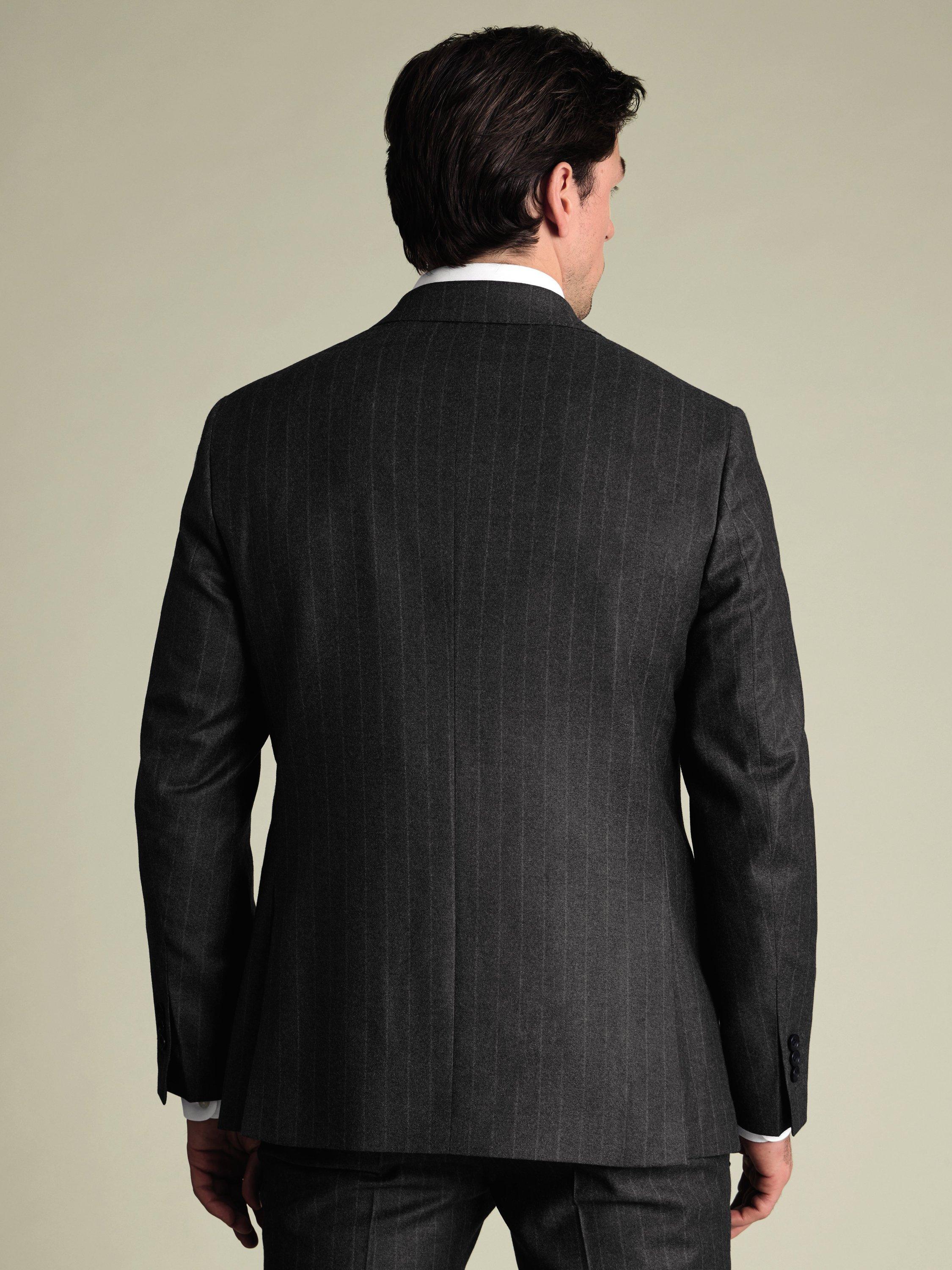 Product image 3 of 5, which shows Charles Tyrwhitt Wool Rich Suit Jacket, Charcoal Grey, 36R
