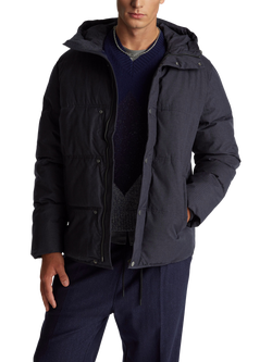 Benetton Hooded Down Jacket, Blue