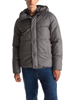 Benetton Hooded Down Jacket, Grey