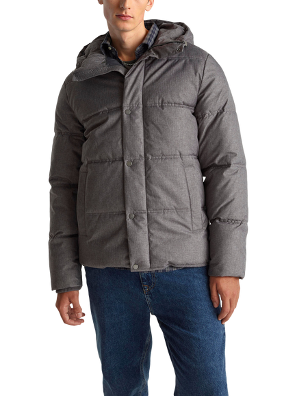 Benetton Hooded Down Jacket, Grey