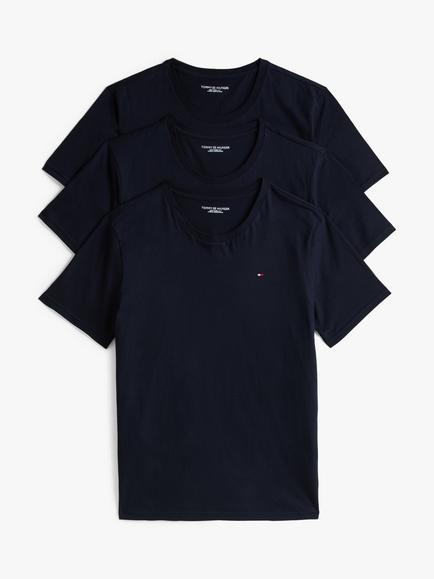 Tommy Hilfiger Cotton Jersey Lounge T-Shirts, Dark Blue, Dark Blue