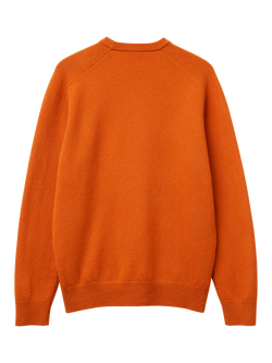 Benetton Crew Neck Wool Jumper, Brown - view 2, Brown