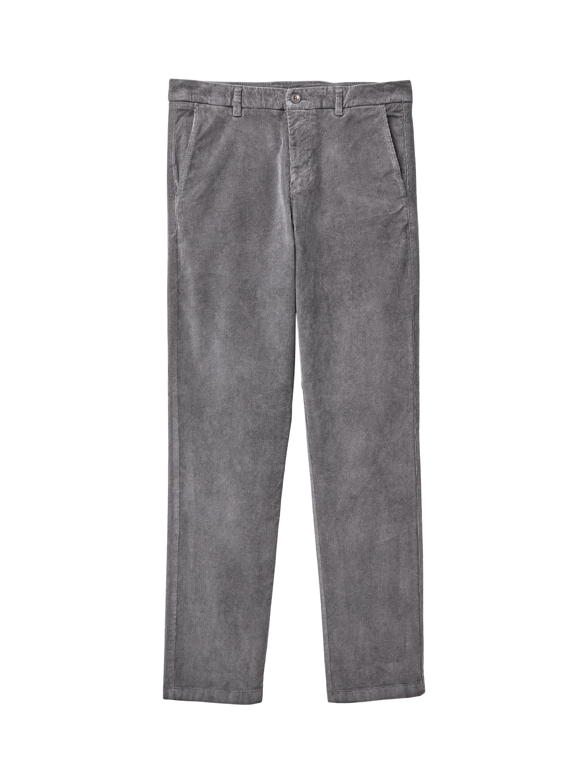 Product image 1 of 2, which shows Benetton Straight Cotton Blend Chinos, Grey, XXS