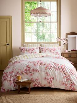 bluebellgray Cherry Blossom Reversible Duvet Cover Set, Multi