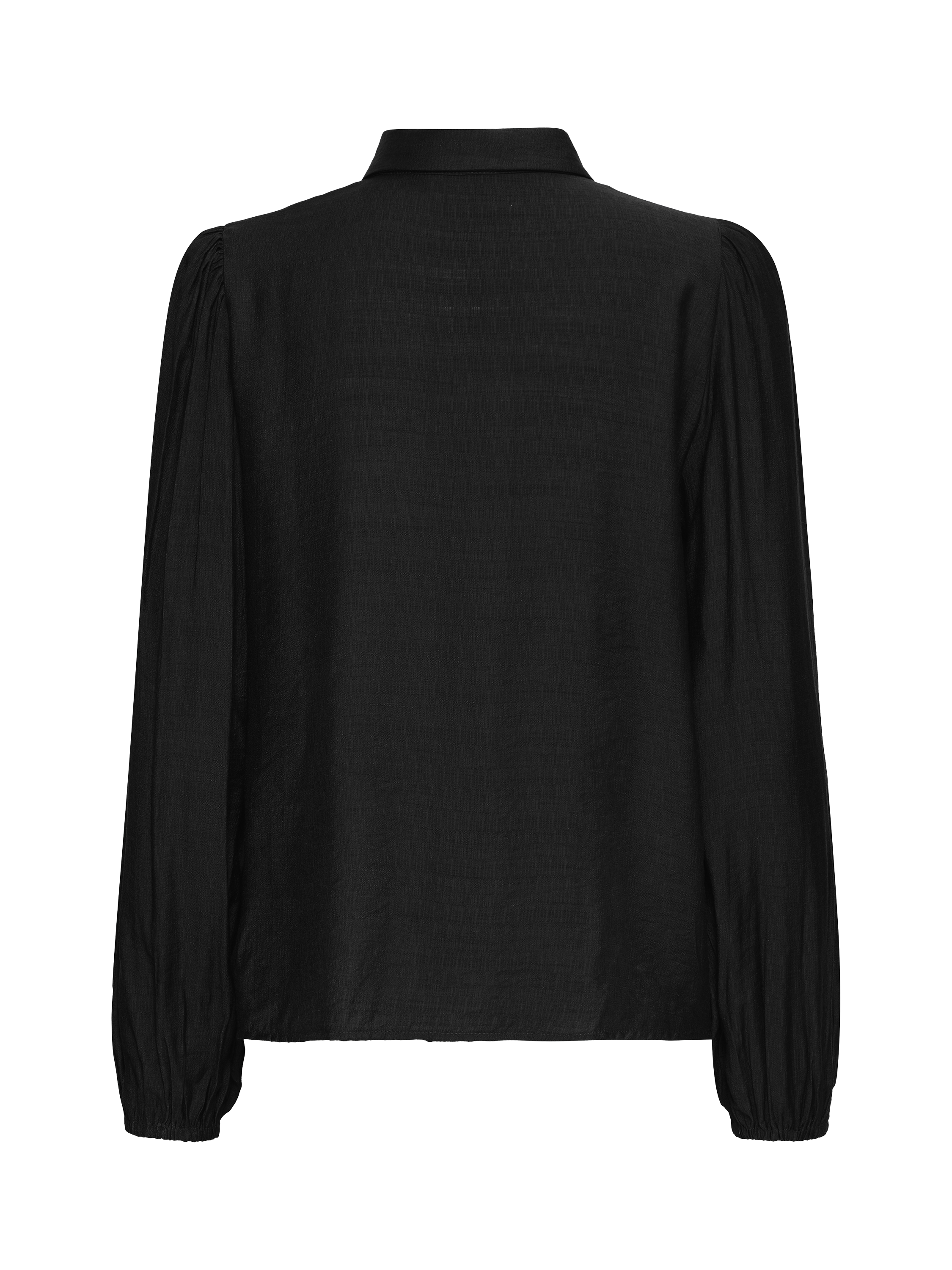 Product image 6 of 7, which shows ICHI Rhinestone Detail Blouse, Black, 8