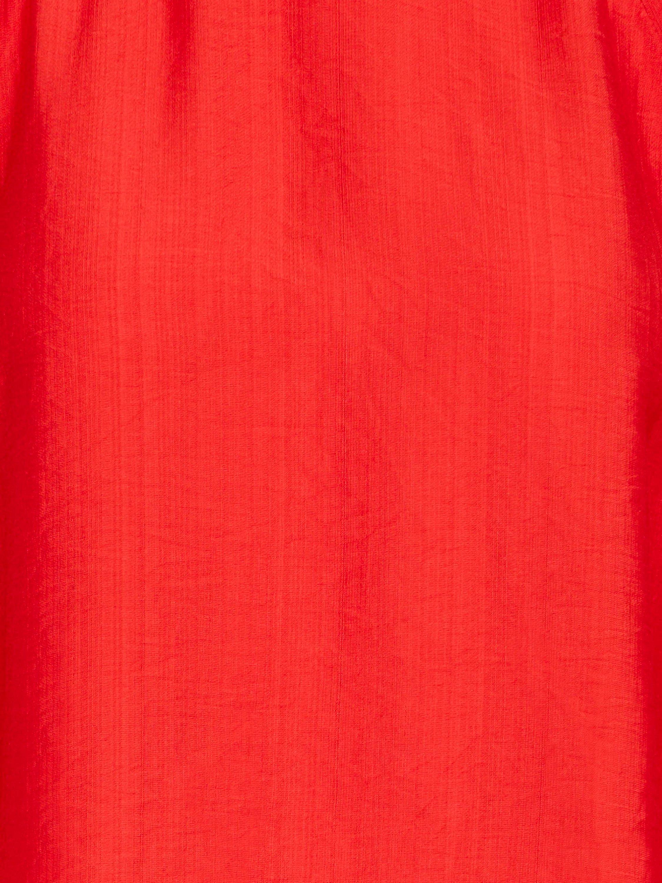 Product image 7 of 7, which shows ICHI Wilma Crew Neck Blouse , Racing Red, 8