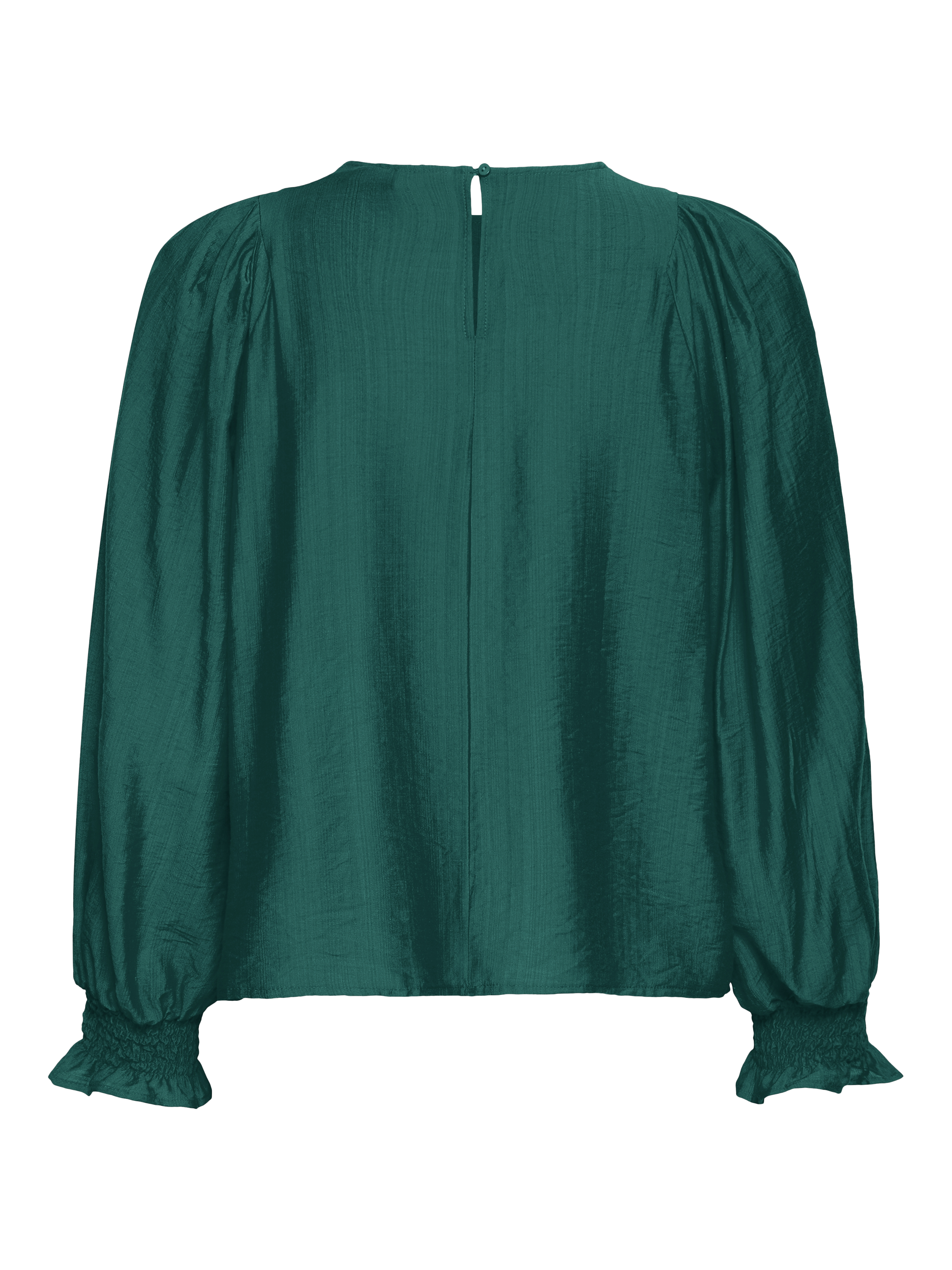 Product image 6 of 7, which shows ICHI Wilma Crew Neck Blouse , Ponderosa Pine, 8