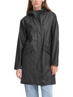 ICHI Tazi Rain Jacket, Black