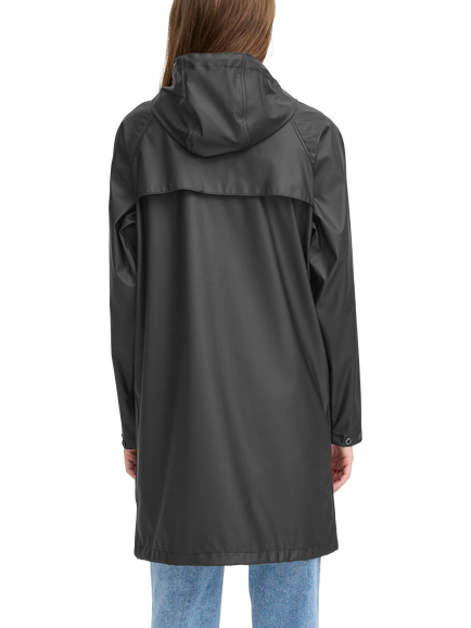 ICHI Tazi Rain Jacket - view 2, Black