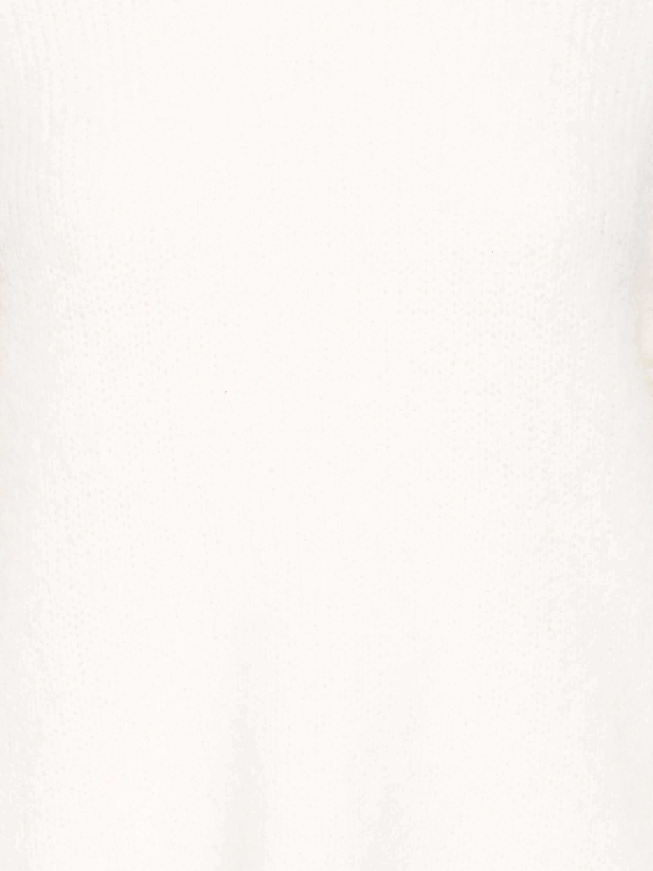 Product image 7 of 7, which shows ICHI Dabria V-Neck Jumper, Cloud Dancer, M