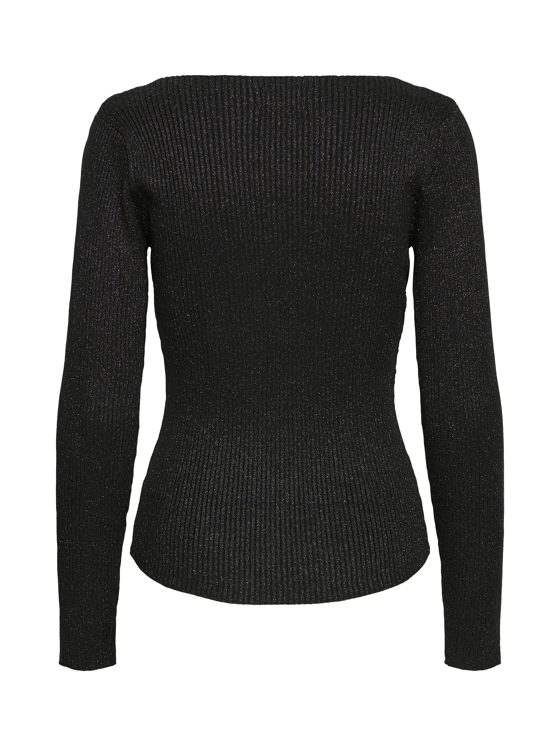 Product image 6 of 6, which shows ICHI Dreas Shimmer Jumper, Black, S
