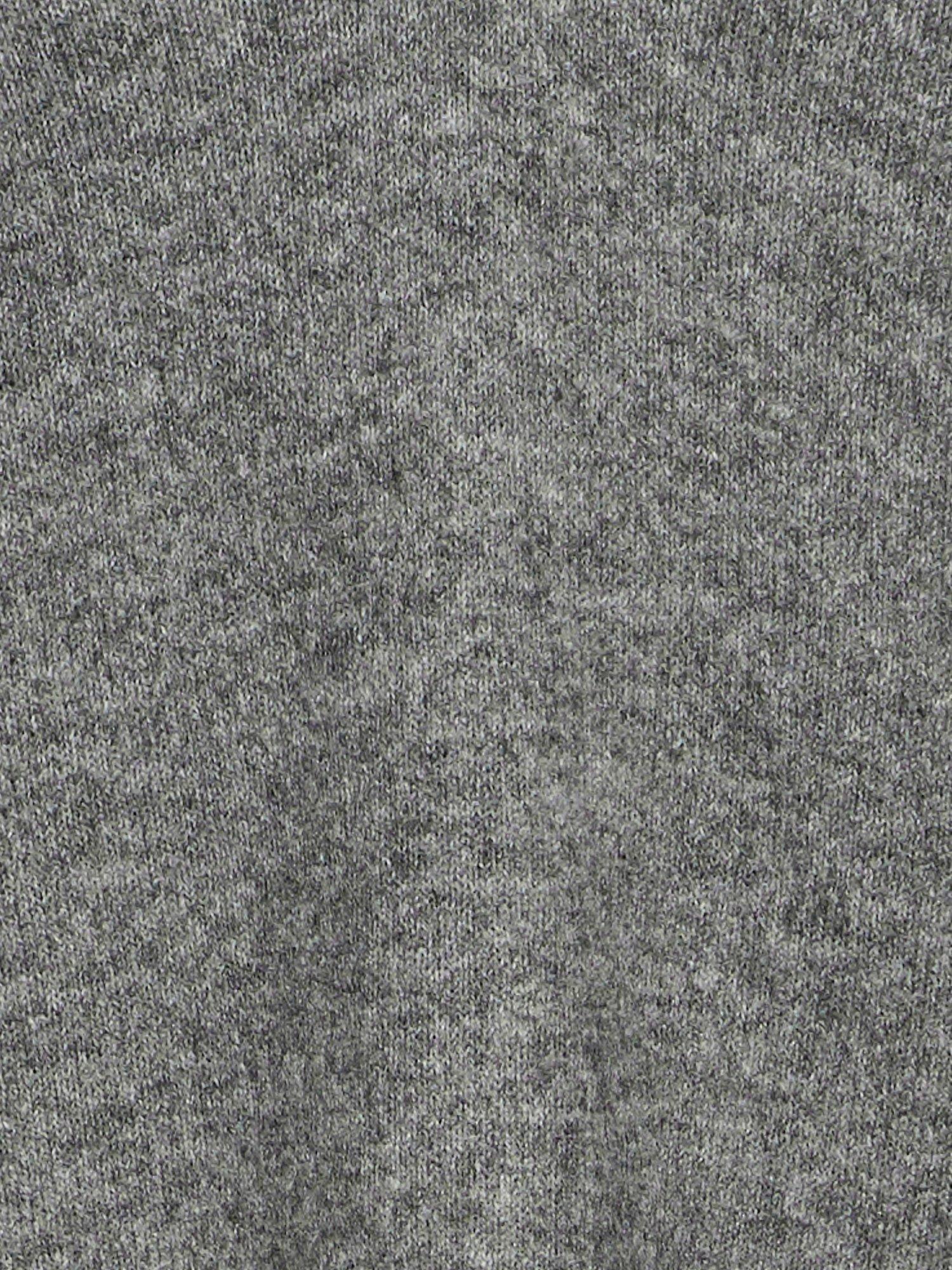 Product image 7 of 7, which shows ICHI Macon Long Sleeve Collared Jumper , Dark Grey Melange, XS