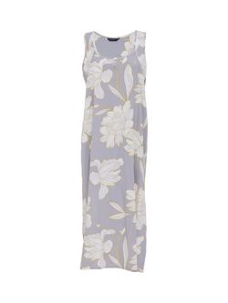 Fable & Eve Victoria Floral Nightdress, Grey/Multi, Grey/Multi