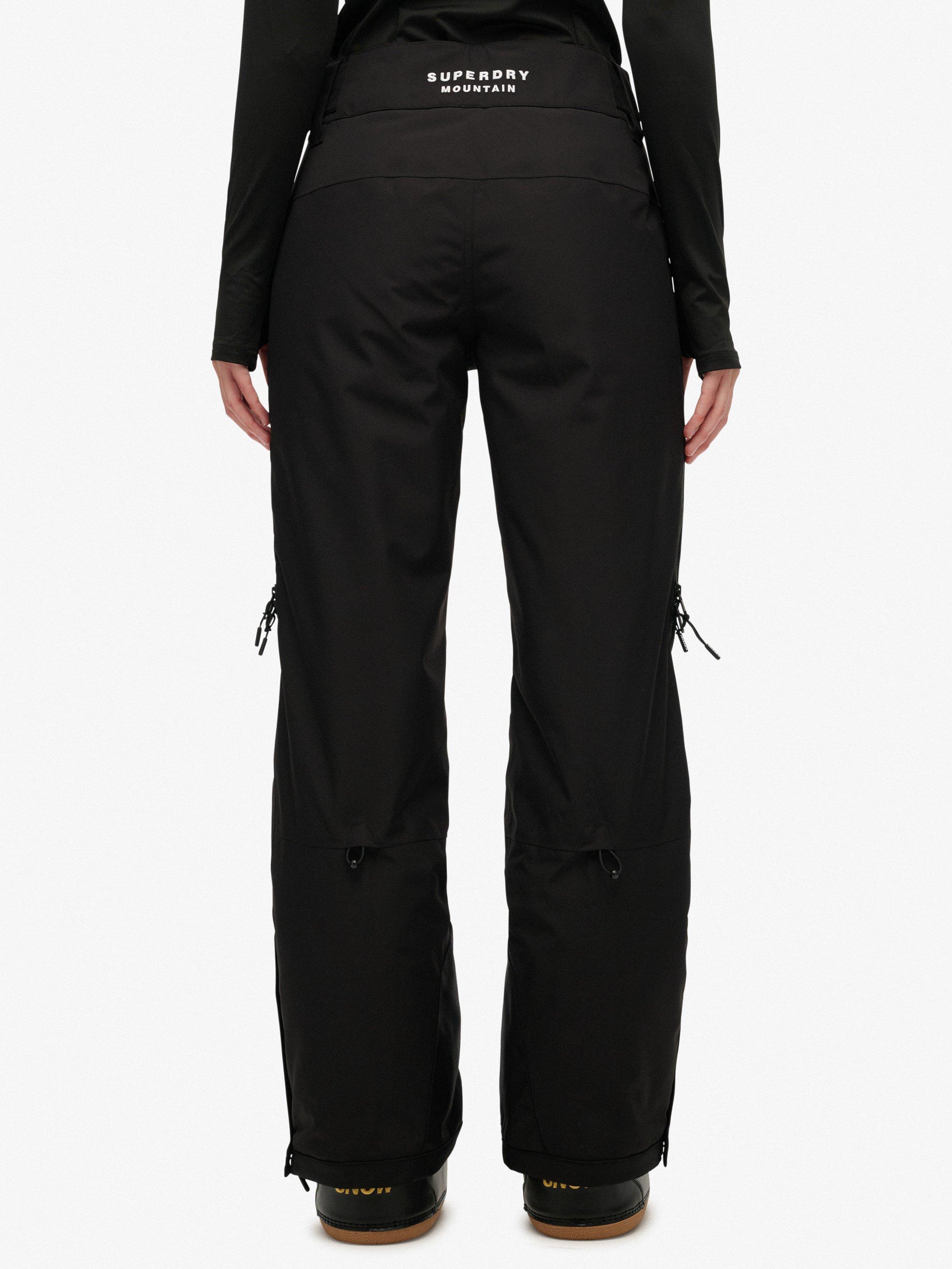 Product image 6 of 7, which shows Superdry Water Resistant Breathable Ski Trousers, Black, 6