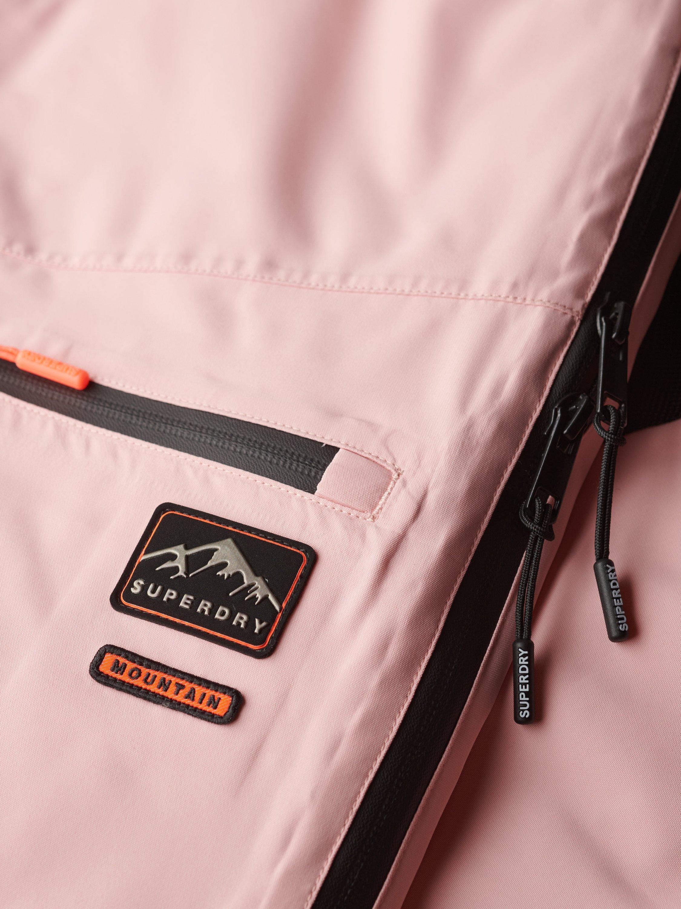 Product image 7 of 7, which shows Superdry Water Resistant Breathable Ski Trousers, Dull Pink, 6