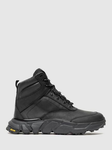 Rodd & Gunn Remarkables Vibram Leather Boots, Black, Black