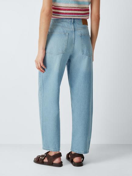 AND/OR Barrel Leg Jeans, Bleach Wash - view 2, Bleach Wash