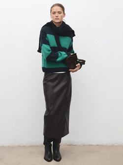 Mango Bosque Stripe Jumper - view 2, Green