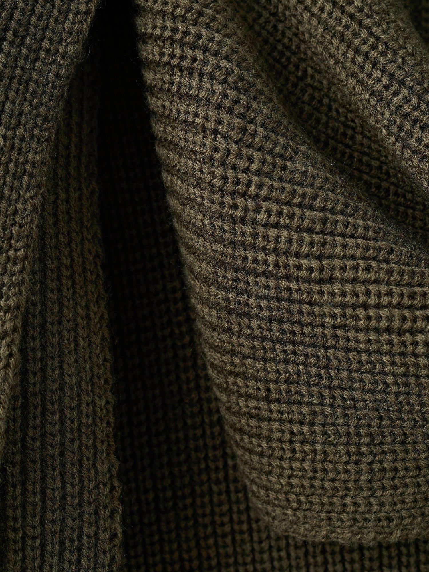 Product image 8 of 8, which shows Mango Scarf Jumper, Green, M