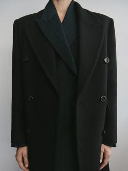 Mango Yvse Wool Rich Coat, Black, Black