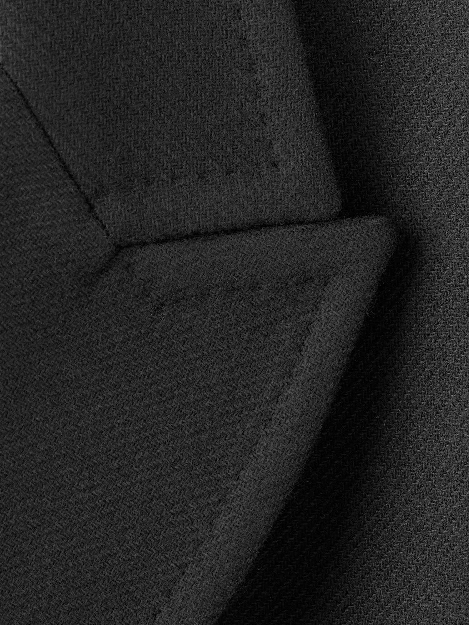 Product image 5 of 7, which shows Mango Yvse Wool Rich Coat, Black, L