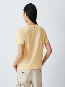 Weekend MaxMara Bora Graphic T-Shirt, Yellow - view 2, Yellow