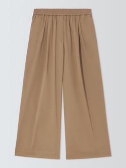 Weekend MaxMara Golfo Wide Leg Trousers, Brown, Brown