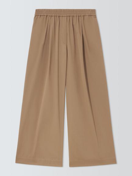 Weekend MaxMara Golfo Wide Leg Trousers, Brown, Brown