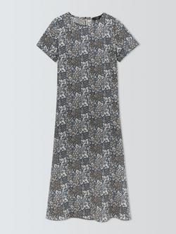 Weekend MaxMara Crespo Floral Pure Silk Dress, Multi, Multi