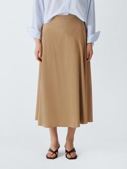 Weekend MaxMara Zattera Drape Skirt, Tobacco, Brown