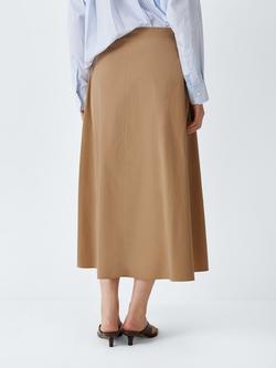 Weekend MaxMara Zattera Drape Skirt, Tobacco - view 2, Brown