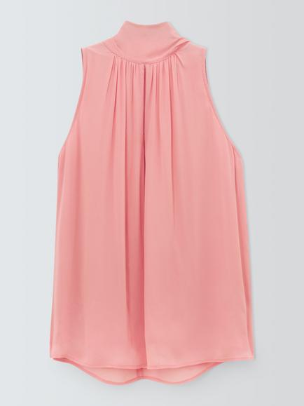 Marella Goccia High Neck Top, Pink, Pink
