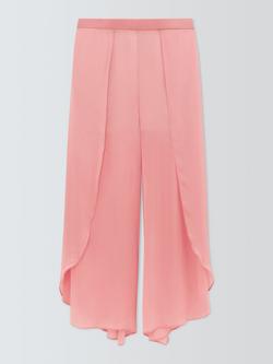 Marella Leone Ruffle Trousers, Pink, Pink