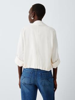 Marella Palchi Linen Blend Jacket, Wool White - view 2, Wool White