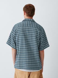 Carhartt WIP Kander Cotton Regular Fit Check Shirt, Blue River - view 2, Blue River