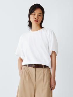 MM by MaxMara Cellula Crew Neck T-Shirt, White, White