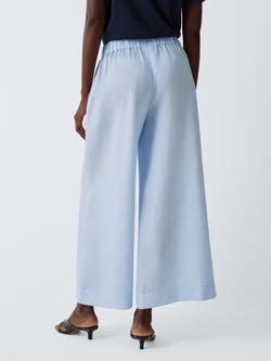 MM by MaxMara Canneti Pure Linen Trousers, Sky Blue - view 2, Sky Blue