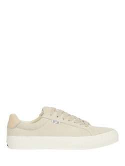 Paul Smith Amos Leather Lace Up Trainers, Off White, Off White
